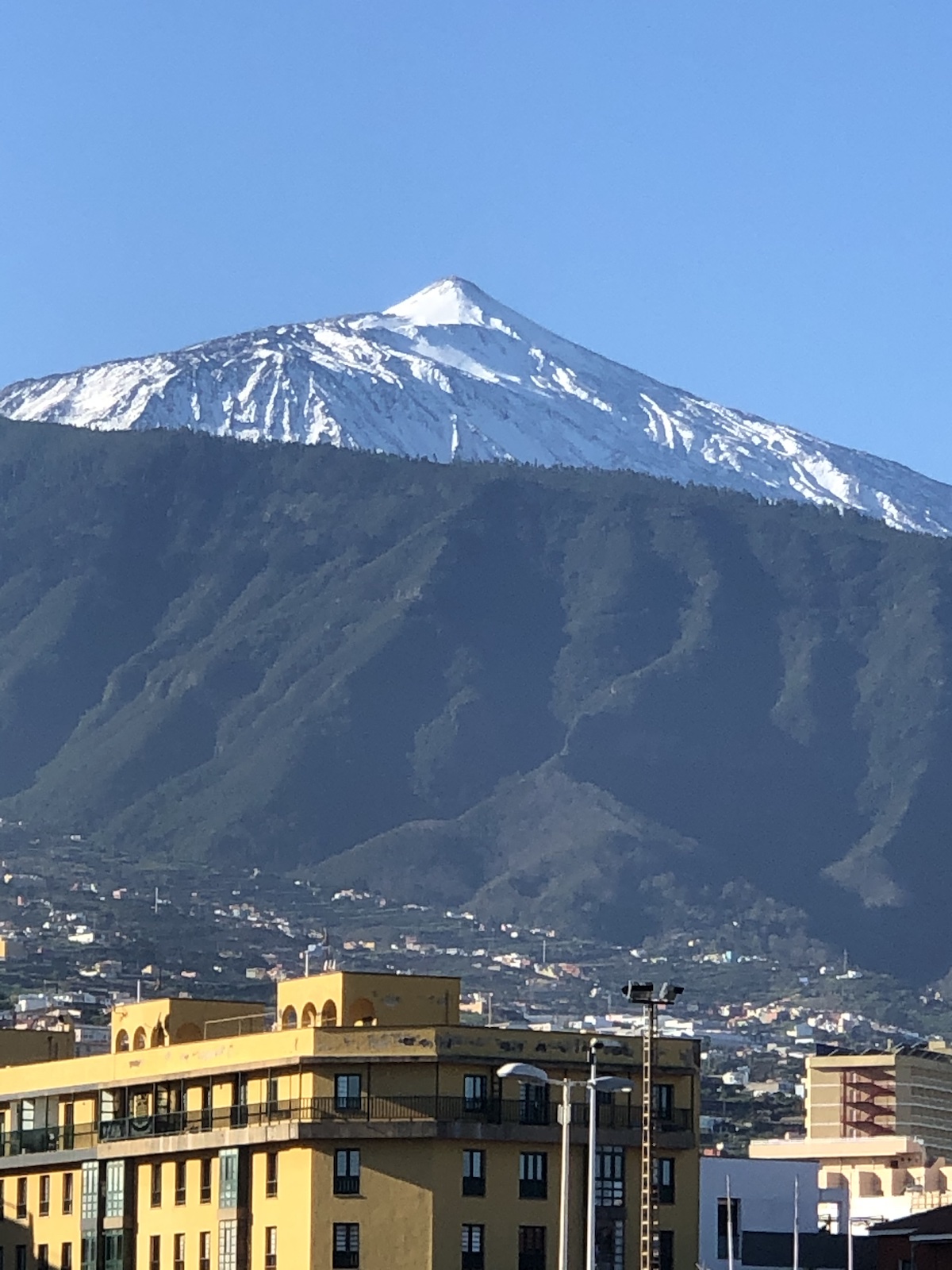 Schnee auf dem Teide